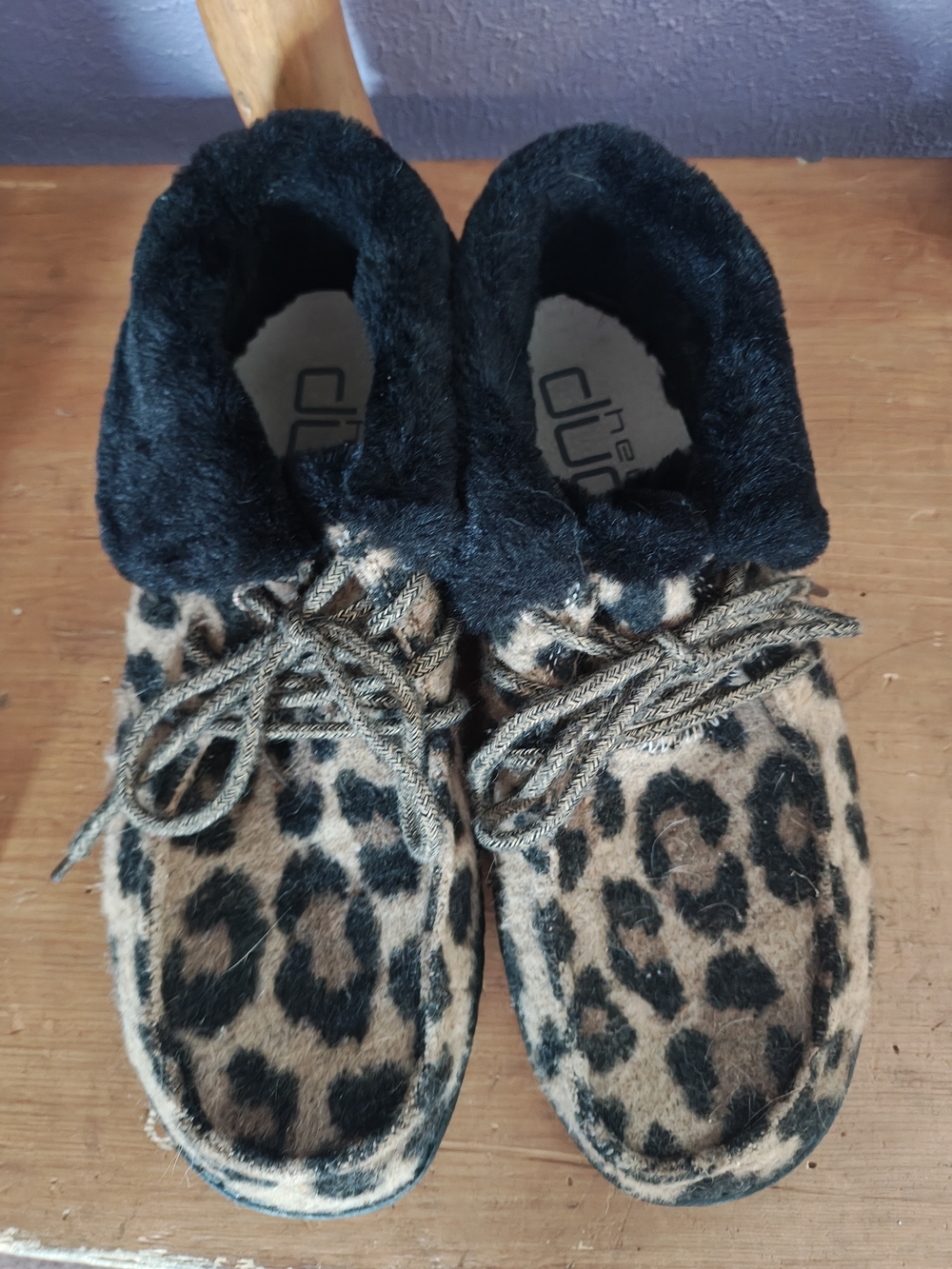 Leopard Print Hey Dude Shoes US 8